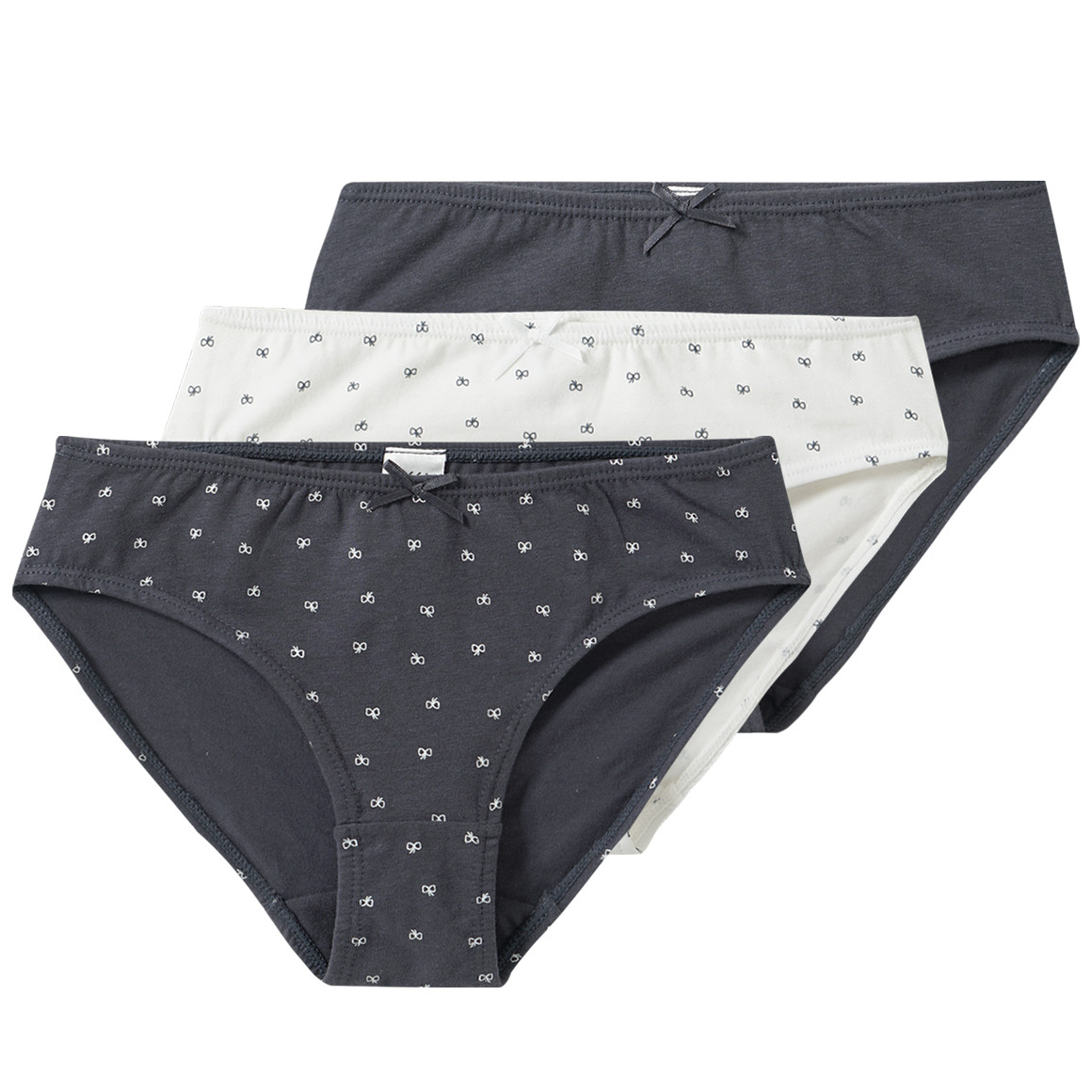 3 Mädchen Slips mit Schleifen-Allover 3 Mädchen Slips mit Schleifen-Allover von Yigga