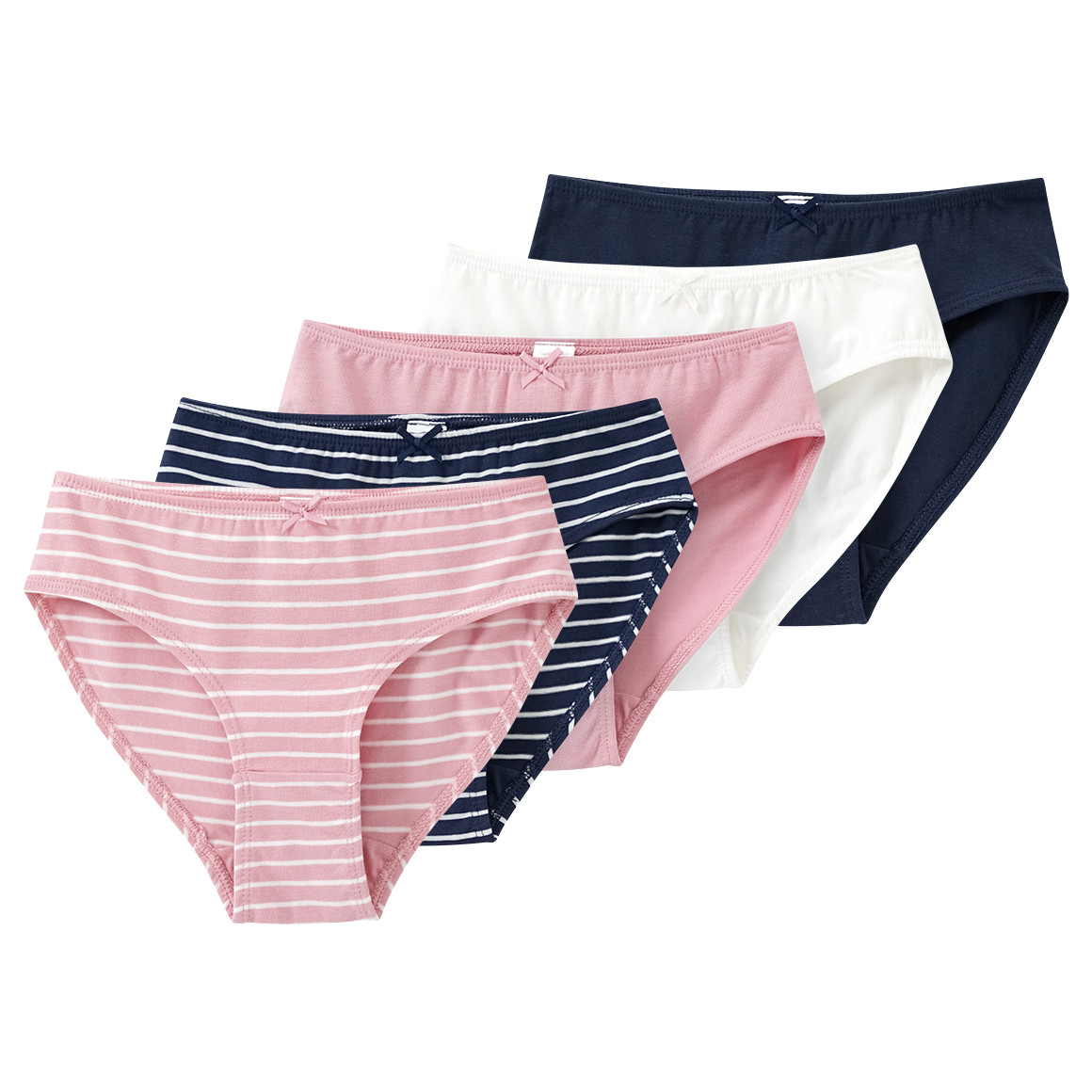 5 Mädchen Slips mit Bio-Baumwolle 5 Mädchen Slips mit Bio-Baumwolle von Yigga