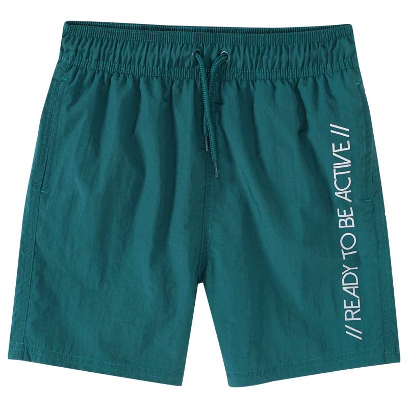 Jungen Badeshorts mit Schriftzug von Yigga