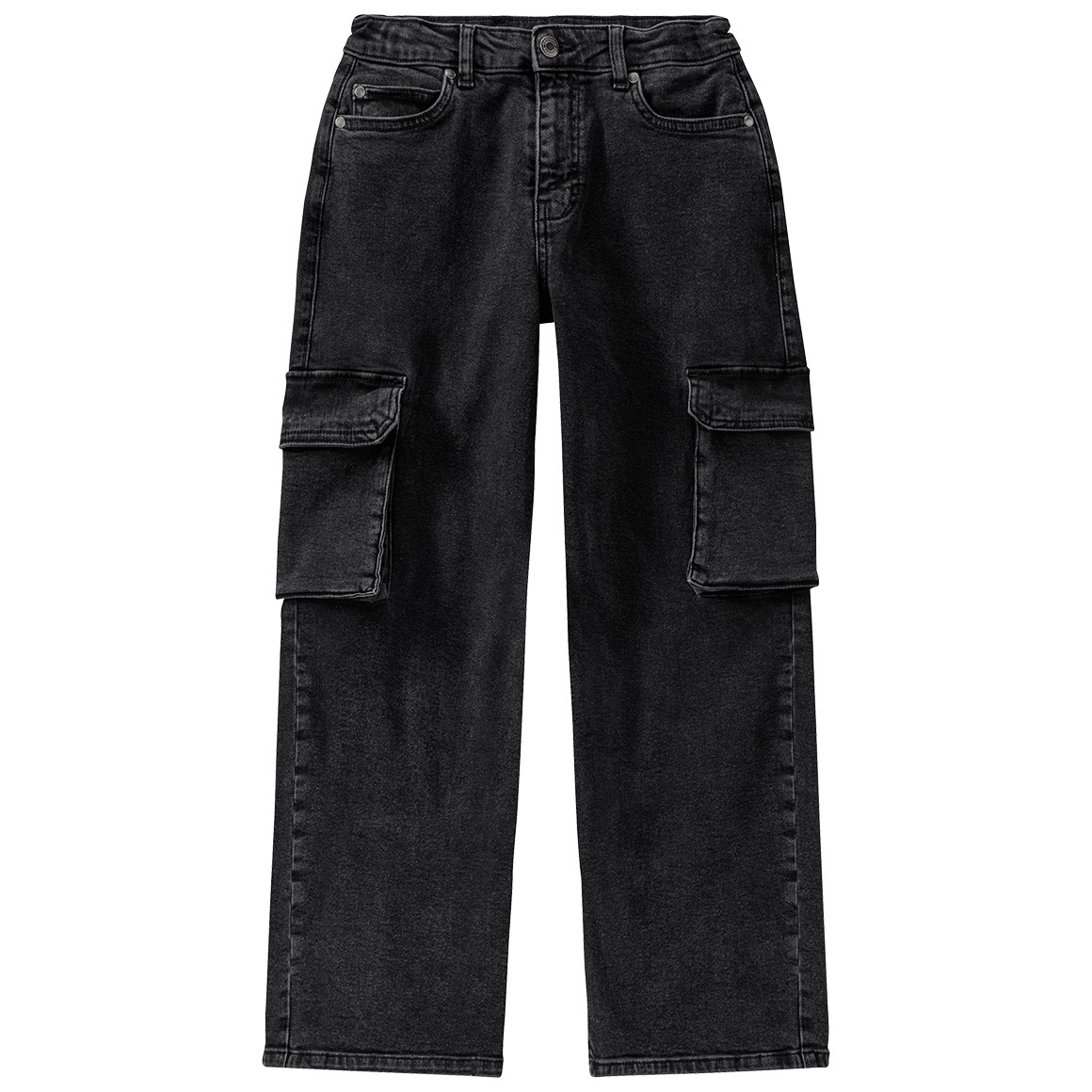 Jungen Cargo-Jeans mit geradem Bein von Yigga