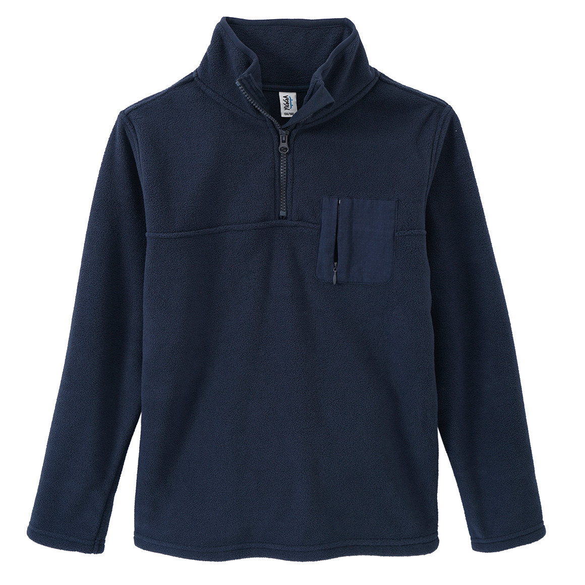 Jungen Fleece-Troyer mit Tasche von Yigga