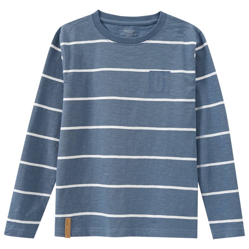 Jungen Langarmshirt mit Streifen von Yigga