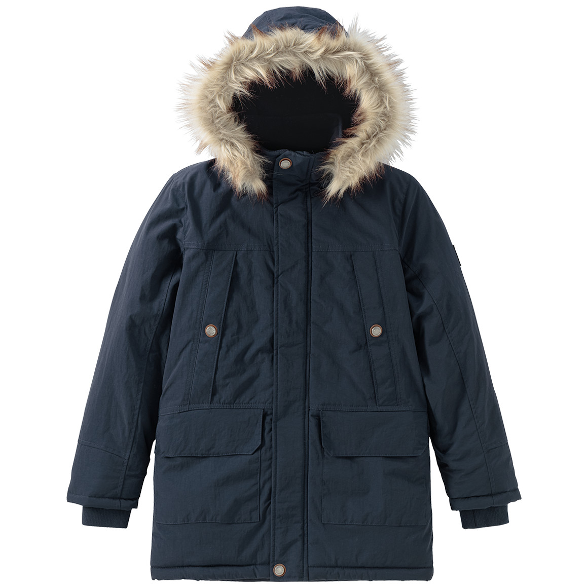 Jungen Parka mit Fellmütze von Yigga