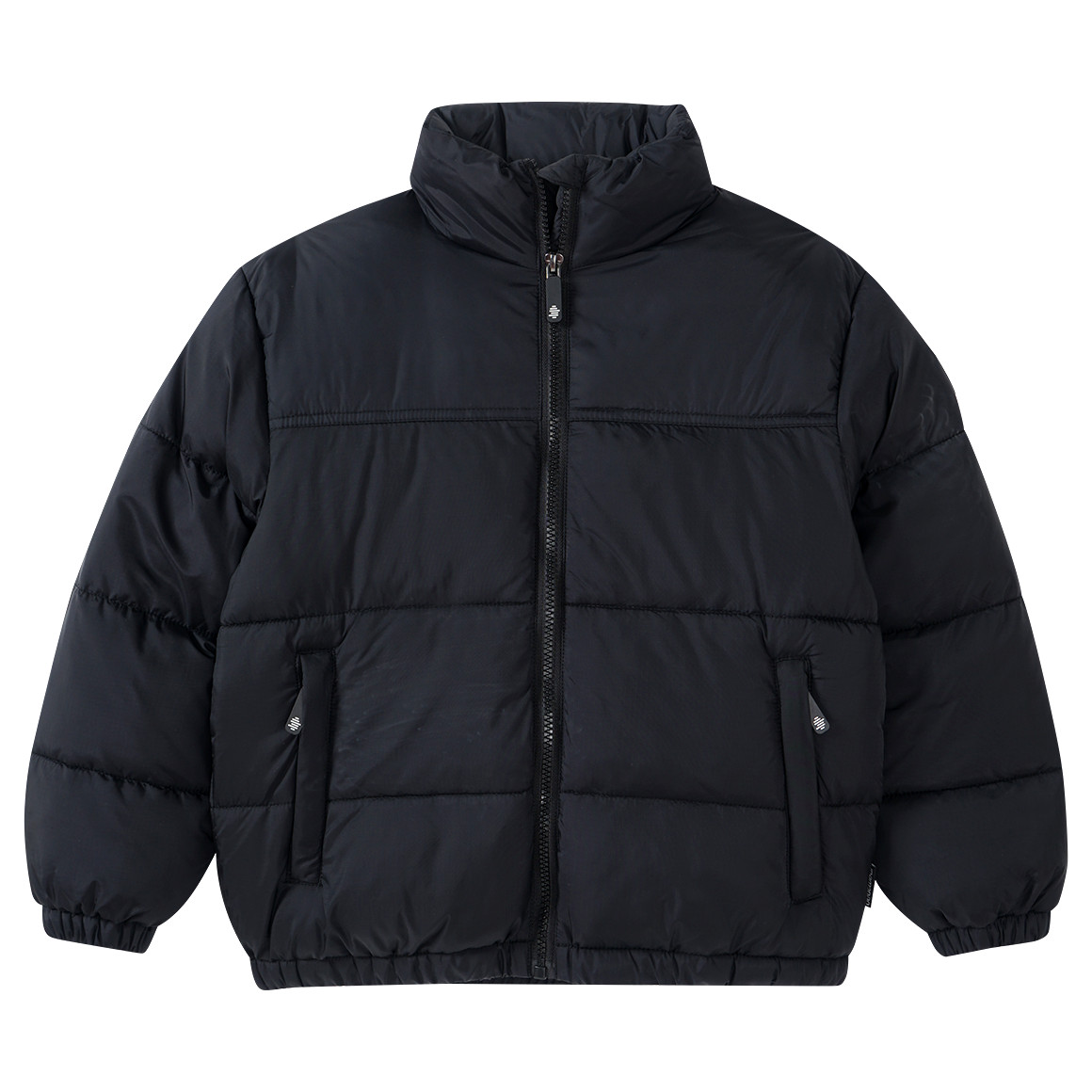 Jungen Pufferjacke in Unifarben von Yigga