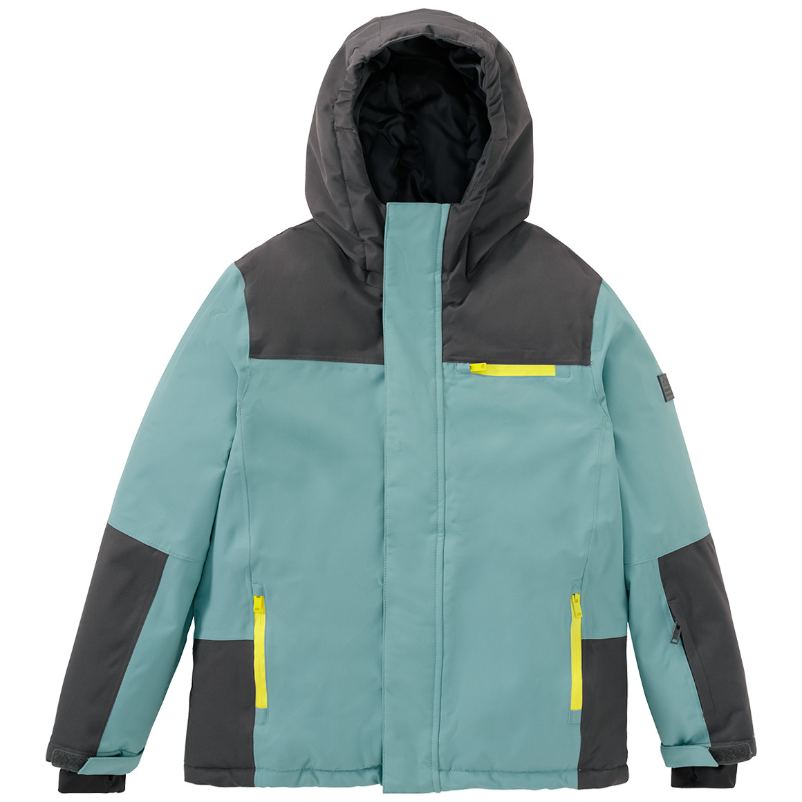 Jungen Schneejacke mit Farbteilern von Yigga