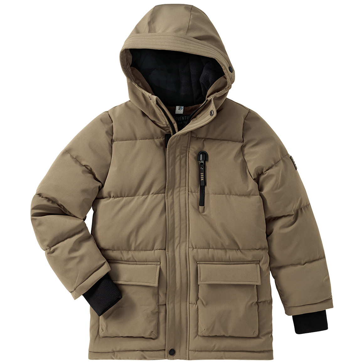 Jungen Steppjacke mit Pattentaschen von Yigga