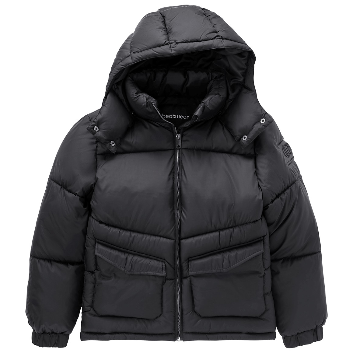 Jungen Steppjacke mit abnehmbarer Kapuze Jungen Steppjacke mit abnehmbarer Kapuze von Yigga