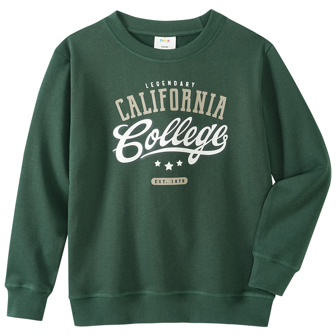 Jungen Sweatshirt im College-Style von Yigga