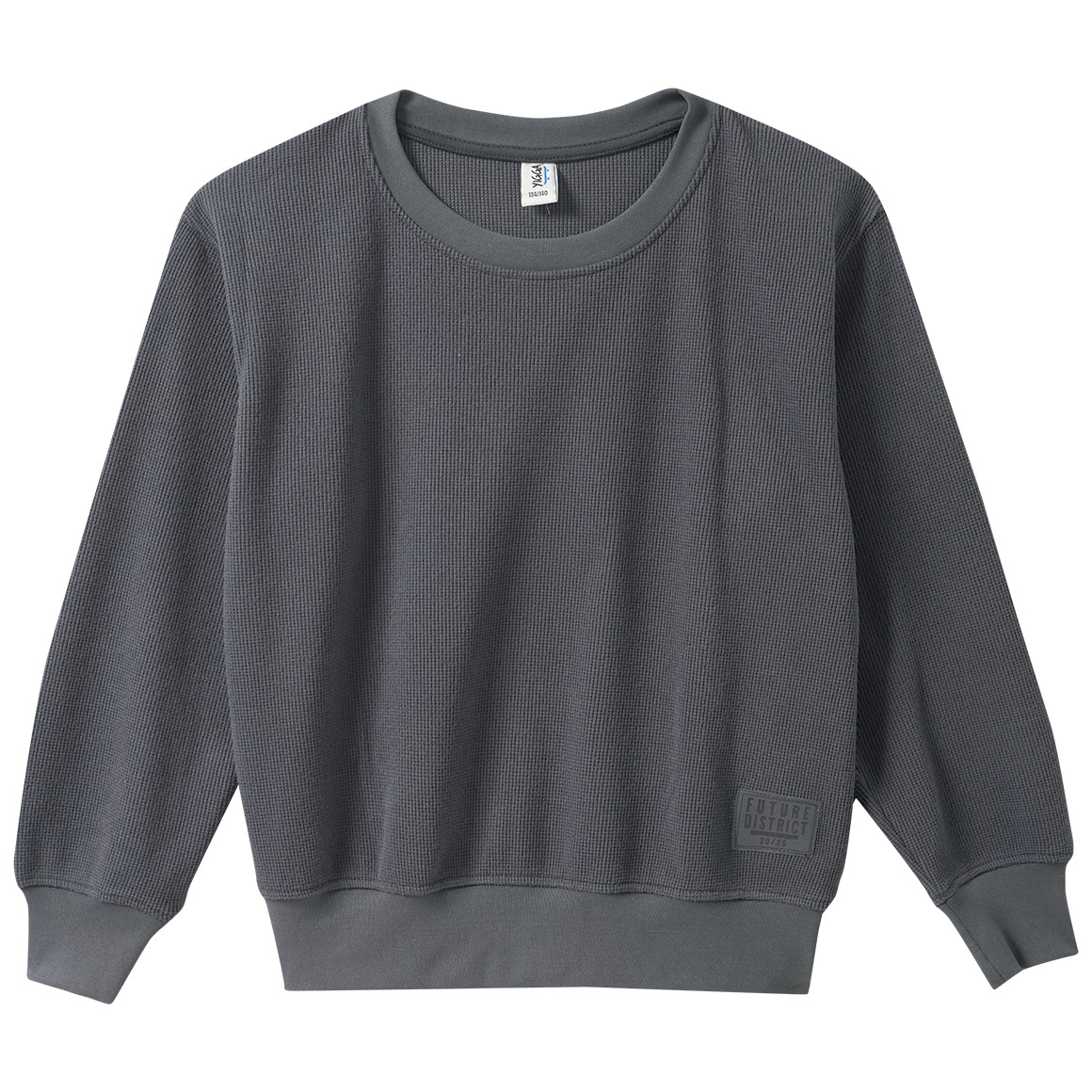 Jungen Sweatshirt in Piqué-Optik Jungen Sweatshirt in Piqué-Optik von Yigga