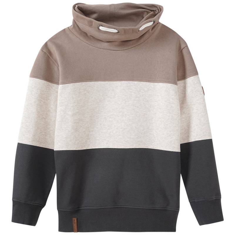 Jungen Sweatshirt mit Schalkragen von Yigga