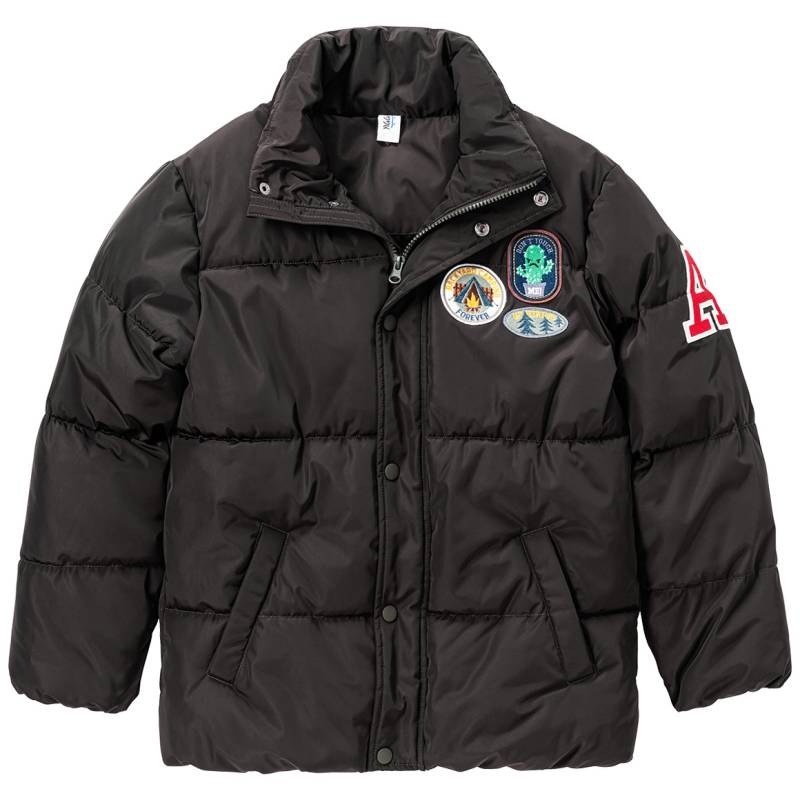 Jungen Winterjacke mit Aufnähern von Yigga