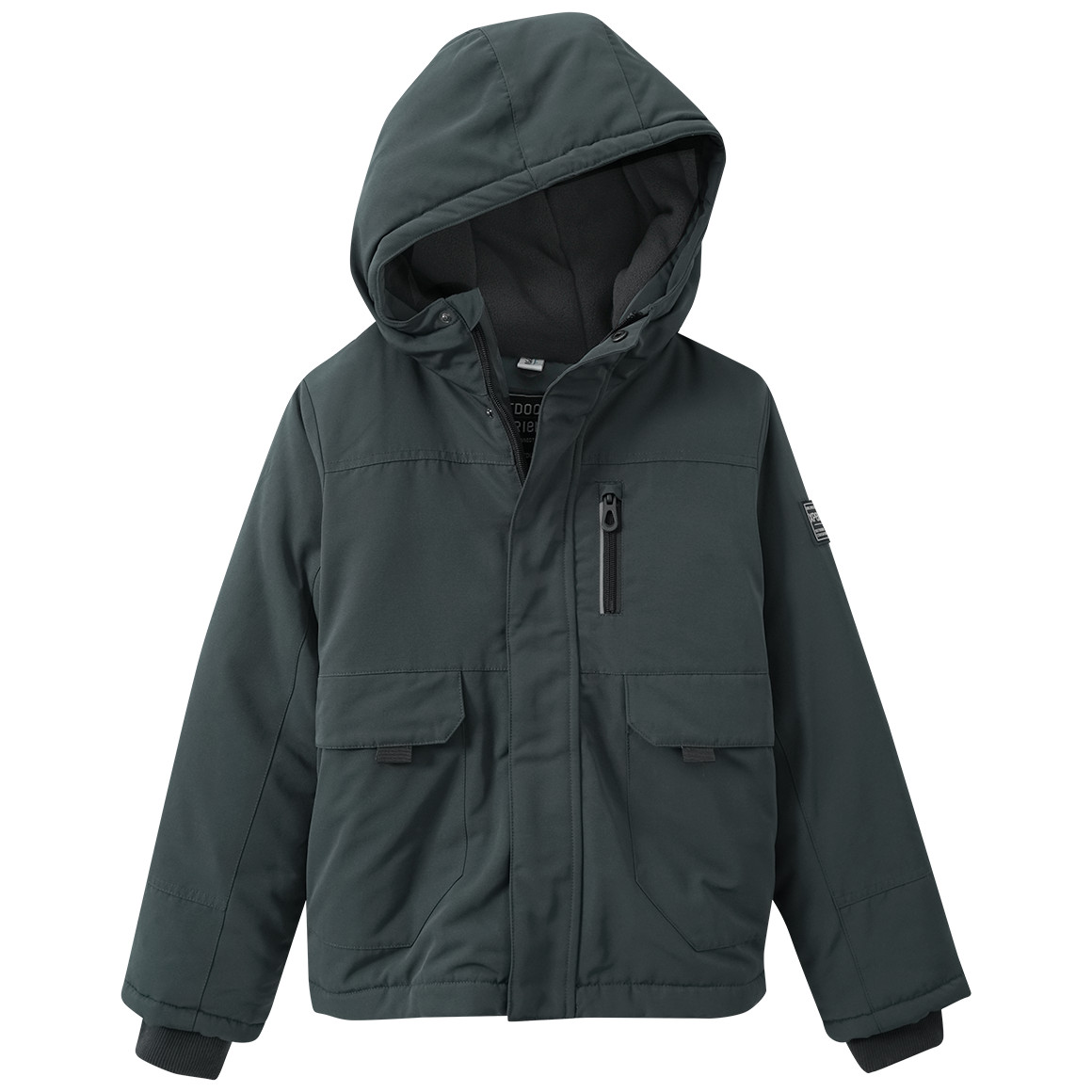 Jungen Winterjacke mit Kapuze von Yigga