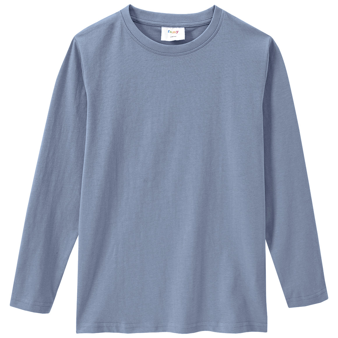 Kinder Langarmshirt im Basic-Look von Yigga