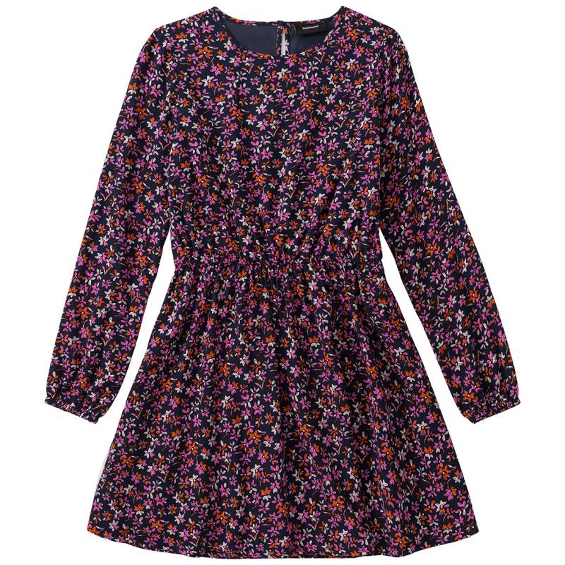 Mädchen Kleid mit Blumen-Allover von Yigga