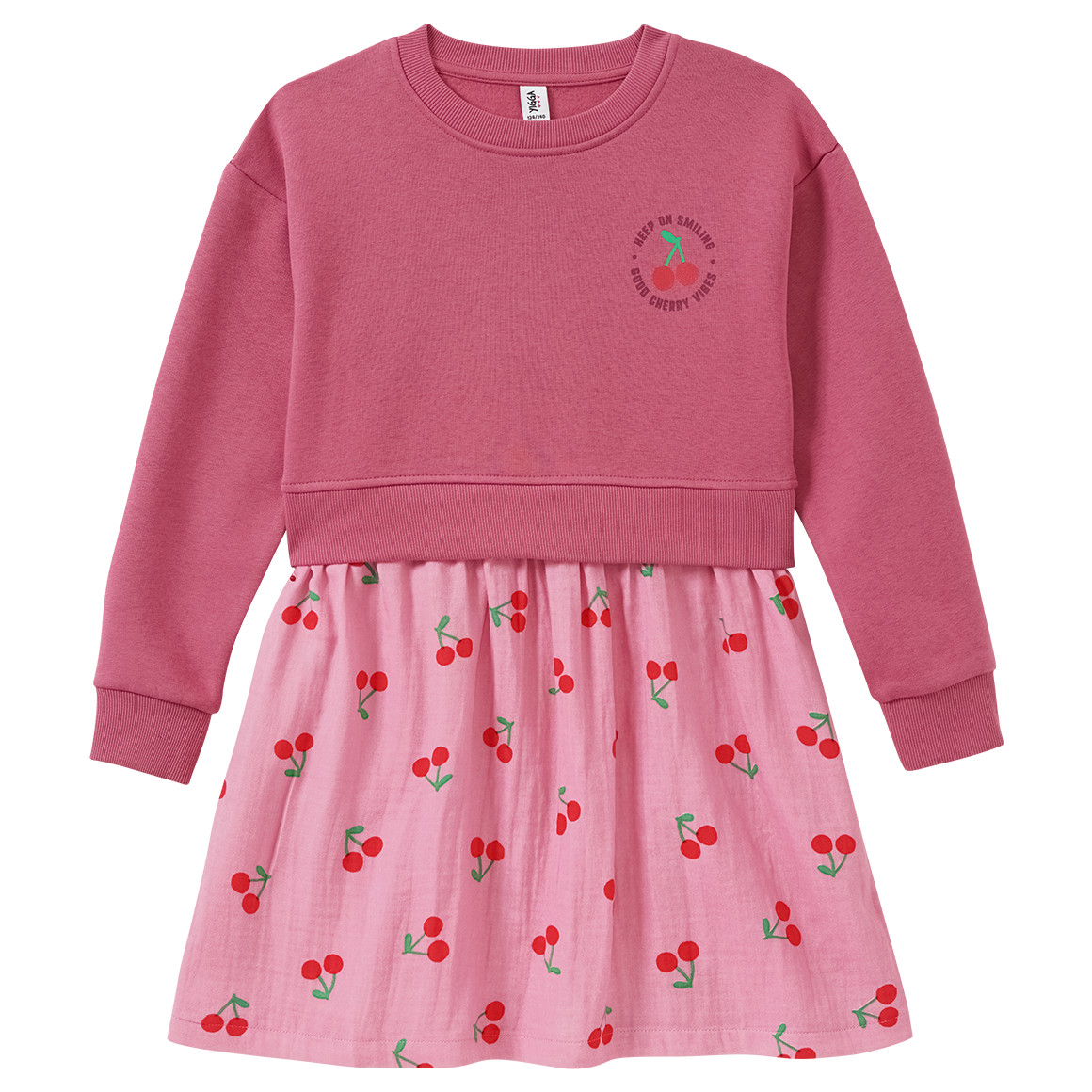 Mädchen Kleid mit angesetztem Rockteil Mädchen Kleid mit angesetztem Rockteil von Yigga