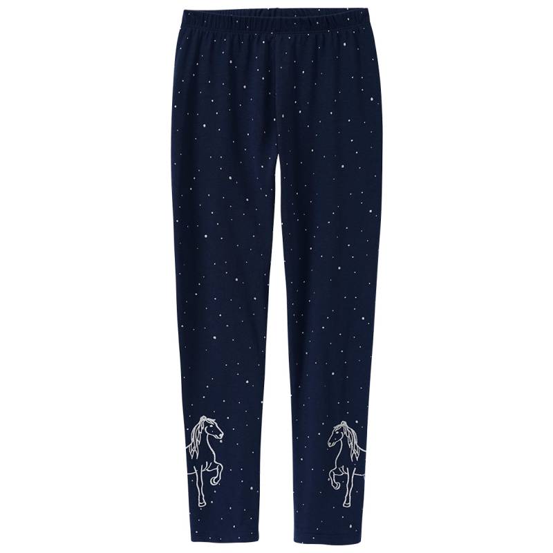 Mädchen Leggings mit Glitzer-Print von Yigga