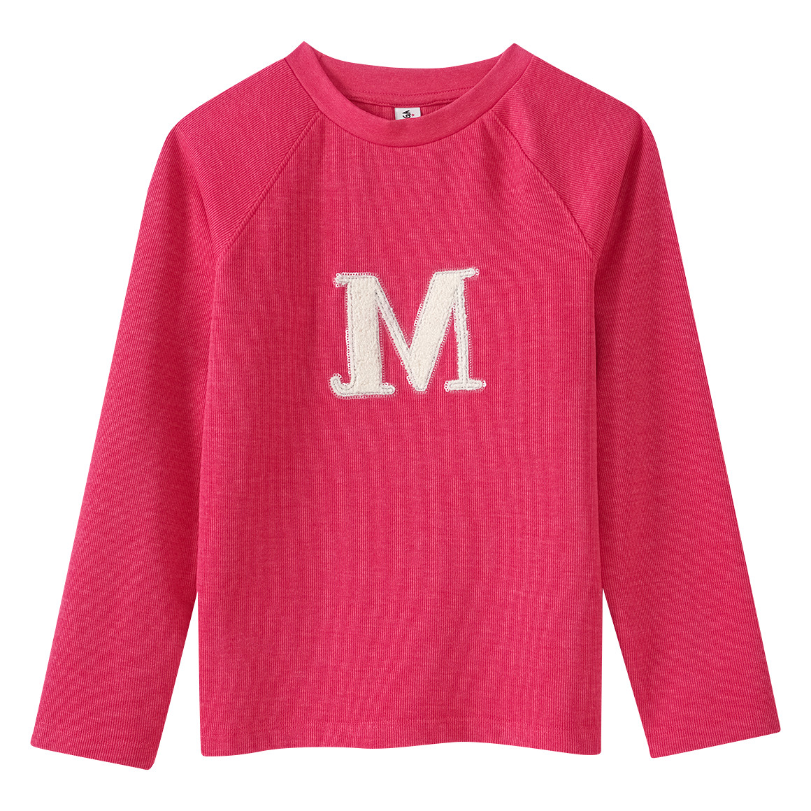 Mädchen Pullover mit Frottee Schriftzug von Yigga