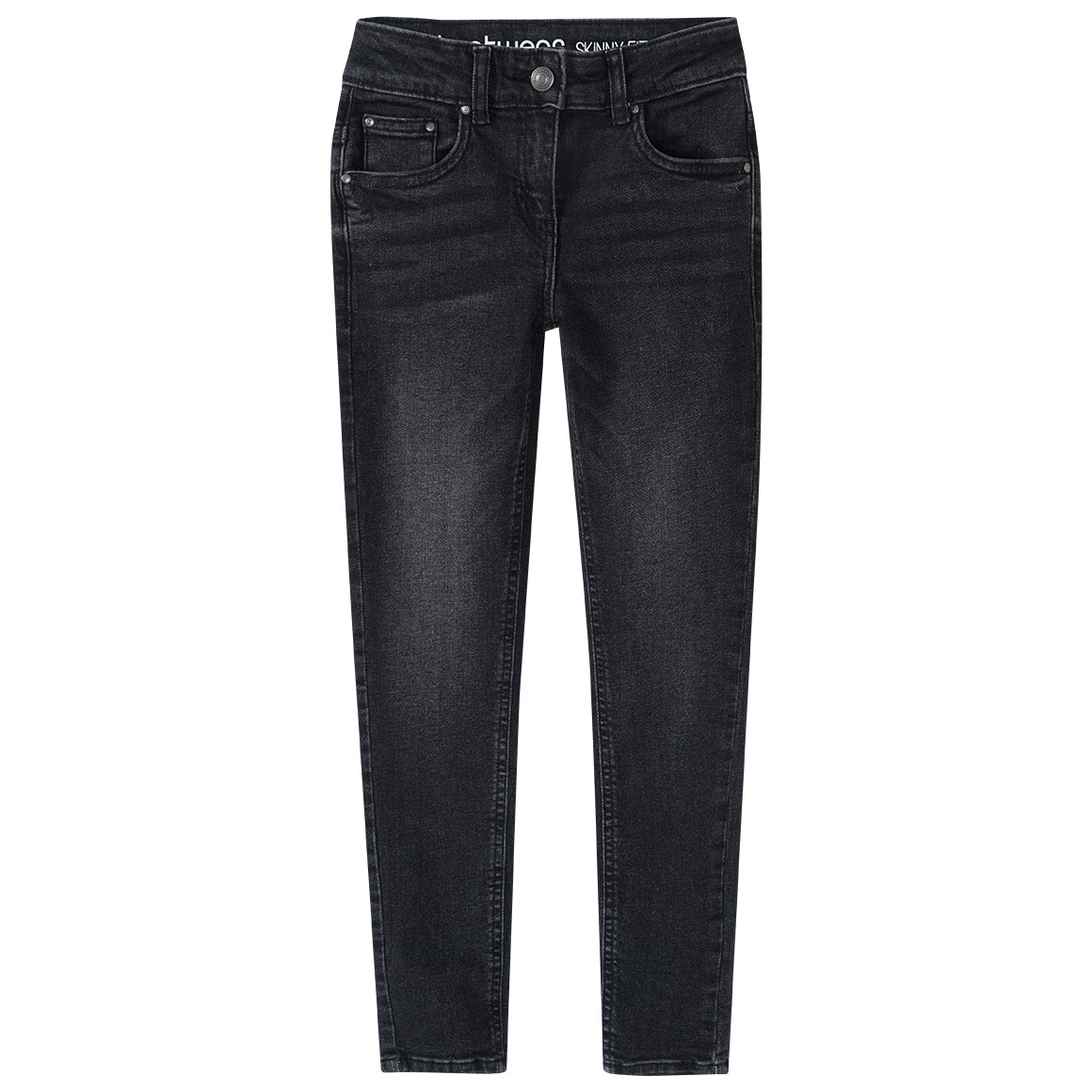 Mädchen Skinny-Jeans mit verstellbarem Bund von Yigga