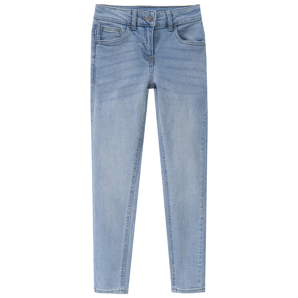 Mädchen Skinny-Jeans mit verstellbarem Bund von Yigga