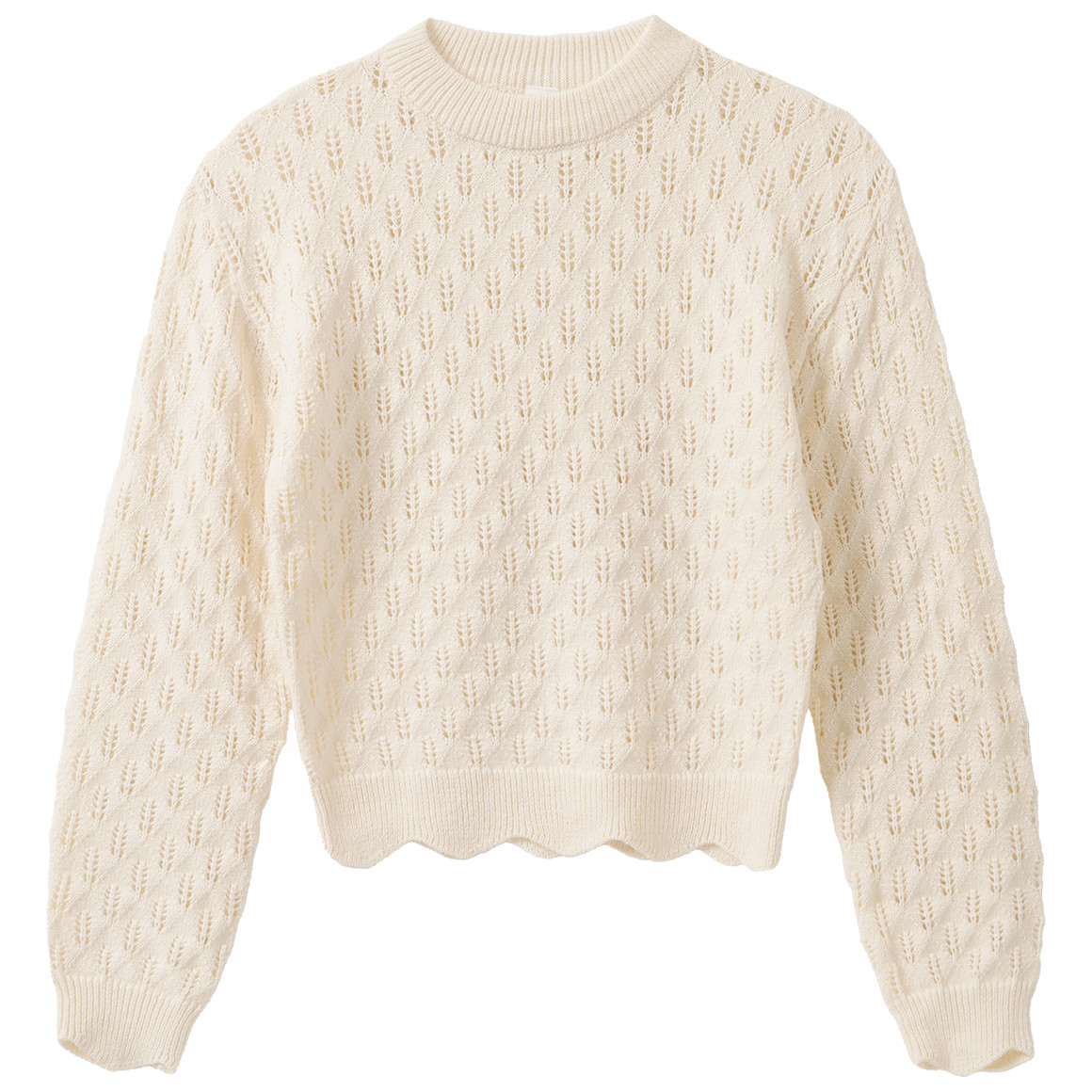 Mädchen Strickpullover mit Ajour-Muster Mädchen Strickpullover mit Ajour-Muster von Yigga