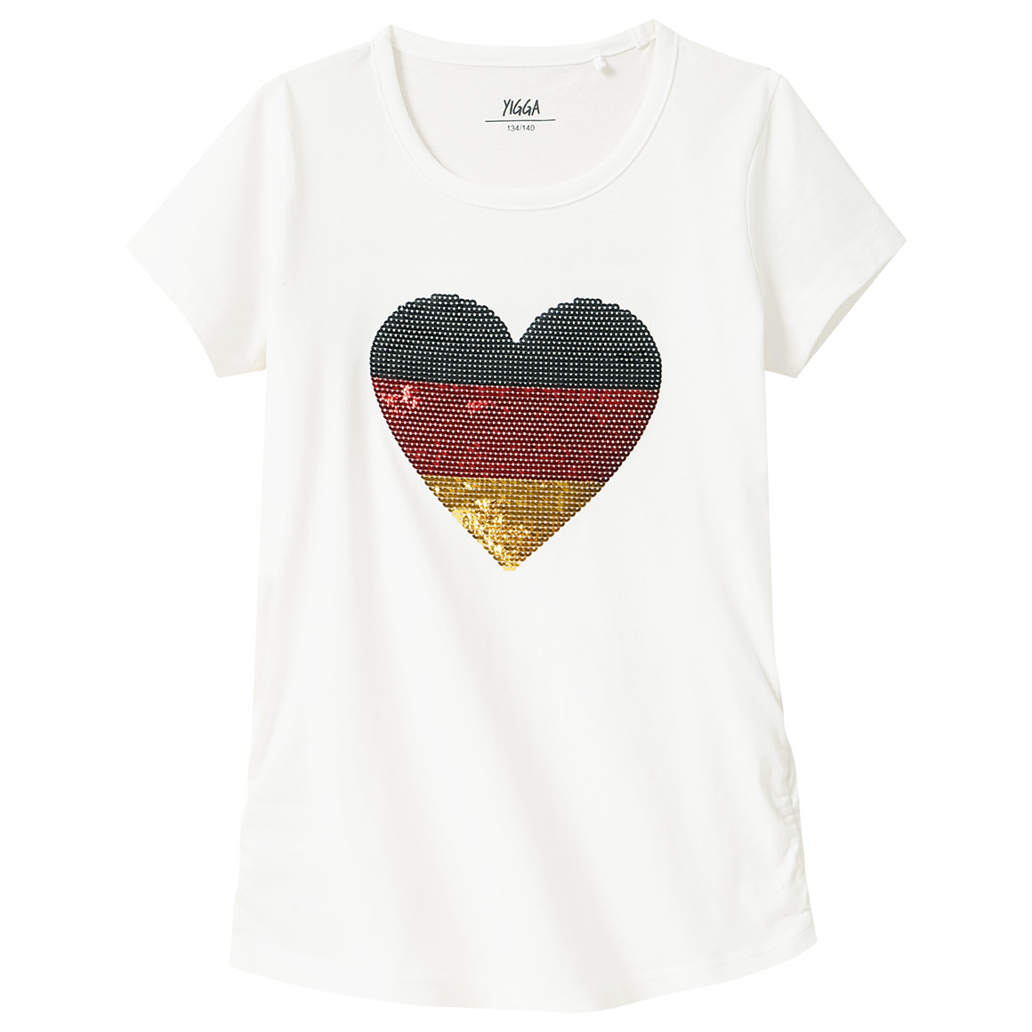 Mädchen T-Shirt im Fußball-Design Mädchen T-Shirt im Fußball-Design von Yigga