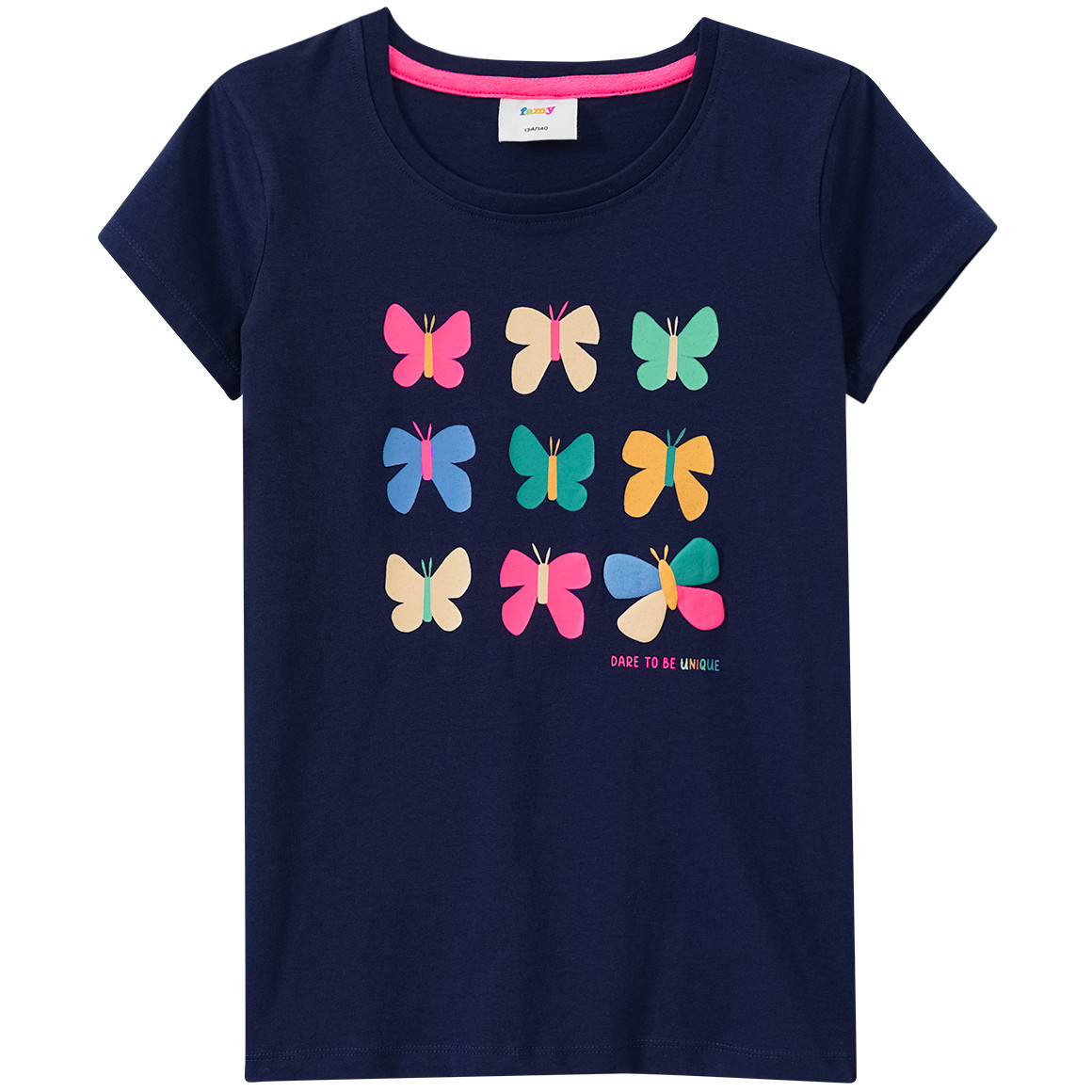 Mädchen T-Shirt mit Schmetterling-Print von Yigga