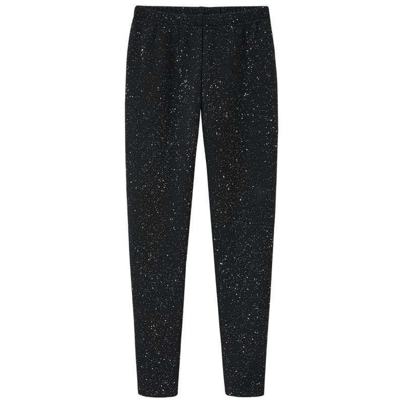 Mädchen Thermo-Leggings mit Glitzer-Print von Yigga