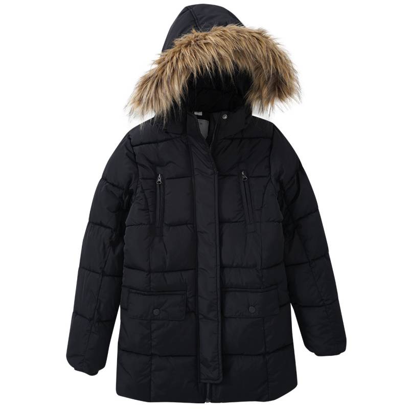 Mädchen Winterjacke mit abnehmbarem Webpelz von Yigga