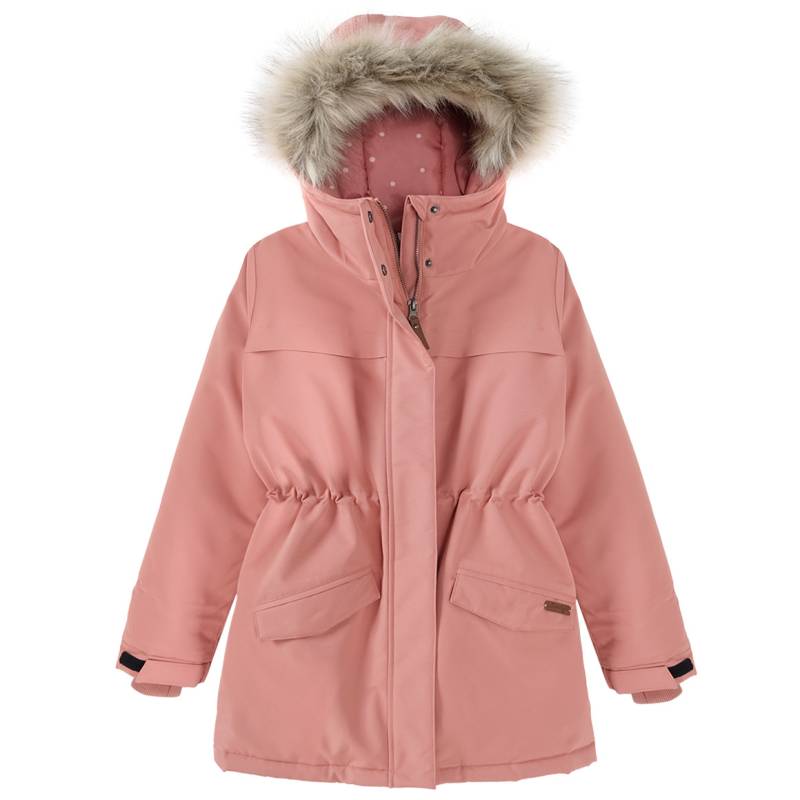 Mädchen Winterjacke mit abnehmbarem Webpelz von Yigga