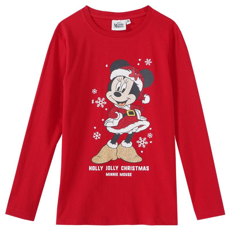 Minnie Maus Weihnachtslangarmshirt mit Print von Yigga