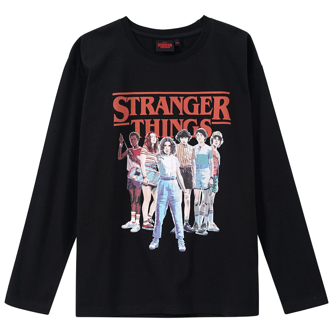 Stranger Things Langarmshirt mit Foto-Print Stranger Things Langarmshirt mit Foto-Print von Yigga
