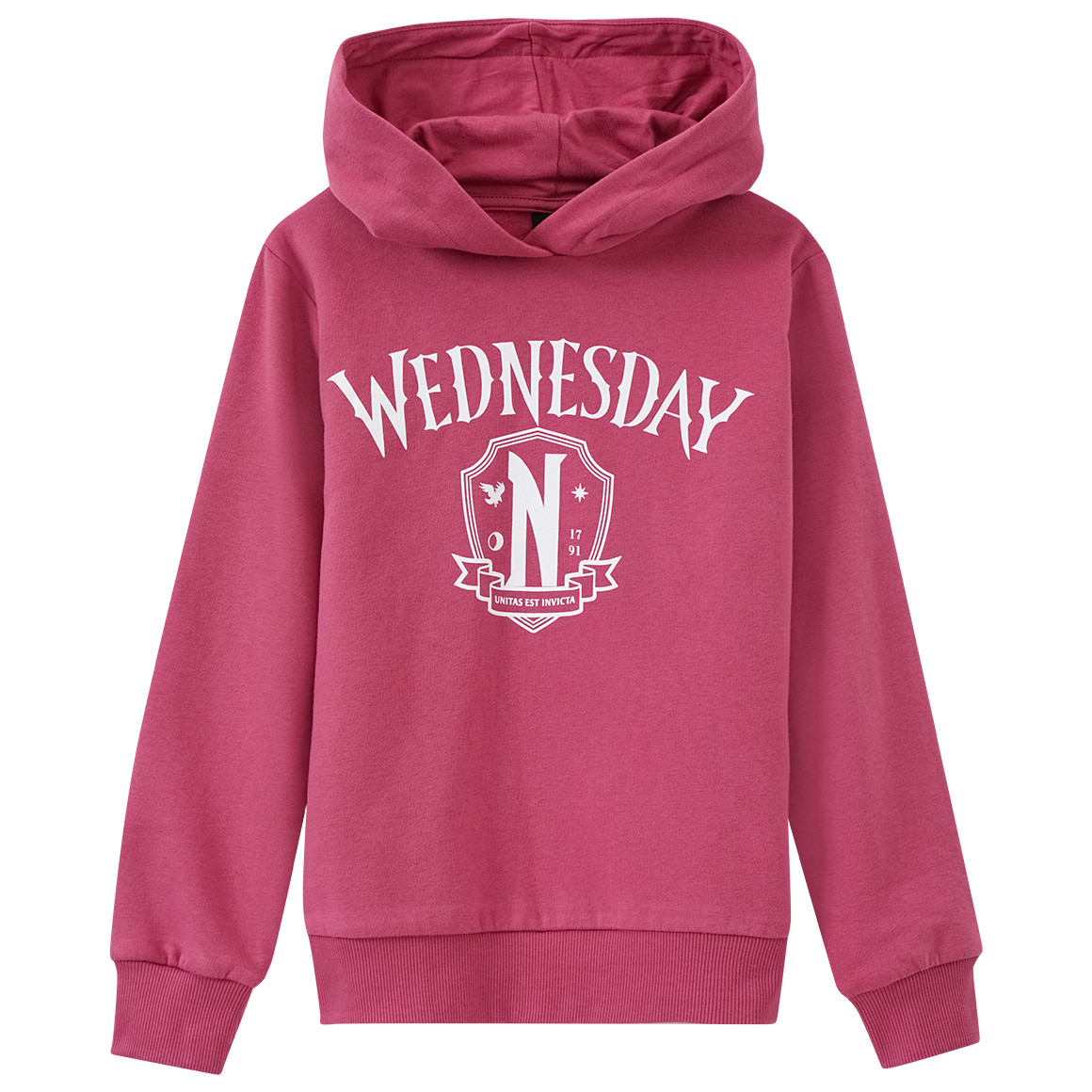 WEDNESDAY Hoodie mit großem Print von Yigga