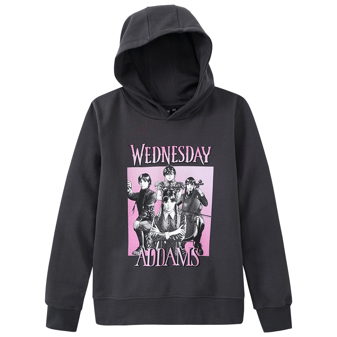 WEDNESDAY Hoodie mit großem Print von Yigga