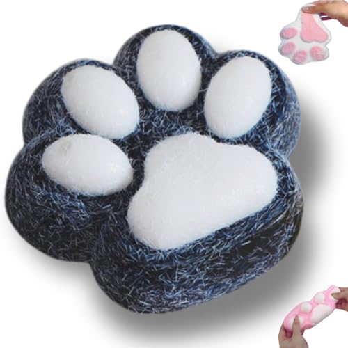 Taba Squishy paw Katzen Pfoten Groß, Anti Stress Squeeze Spielzeug fufu Handmade Squishy Katzenkralle Set Schwarz Weiß von Yigoo