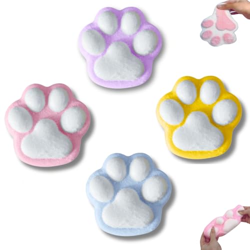 Taba Squishy paw Katzen Pfoten Groß, Anti Stress Squeeze Spielzeug fufu Handmade Squishy Katzenkralle Set von Yigoo