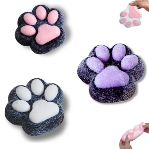 Taba Squishy paw Katzen Pfoten Groß, Anti Stress Squeeze Spielzeug fufu Handmade Squishy Katzenkralle Set von Yigoo