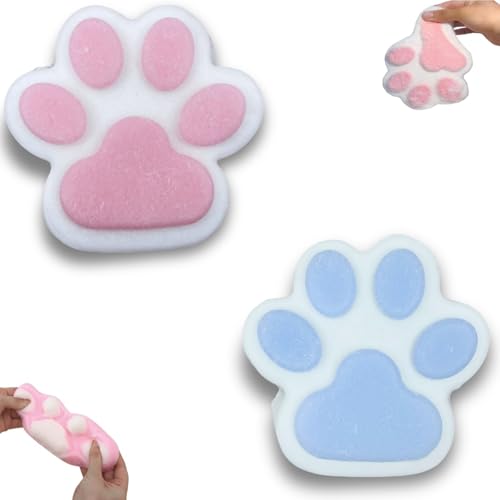 Taba Squishy paw Katzen Pfoten Groß, Anti Stress Squeeze Spielzeug fufu Handmade Squishy Katzenkralle Set von Yigoo