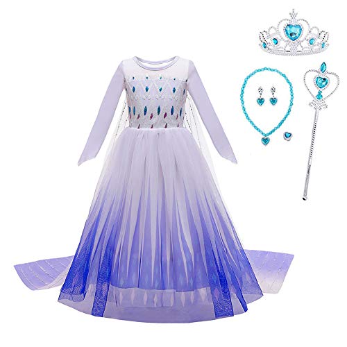 Yigoo Elsa Kostüm Mädchen Eiskönigin Prinzessin Kleid Glanz Kinder Weihnachten Verkleidung Karneval Party Halloween Fest 160 Yigoo Elsa Kostüm Mädchen Eiskönigin Prinzessin Kleid Glanz Kinder Weihnachten Verkleidung Karneval Party Halloween Fest 160 von Yigoo