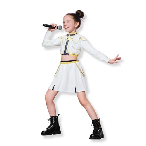 Yigoo Koreanpop Demon Kostüm Kinder, Hunter Cosplay Costume Outfit Mädchen, Anime Jäger Popsänger Idol Bühnenuniform Verkleidung für Karneval Halloween Party 110 Yigoo Koreanpop Demon Kostüm Kinder, Hunter Cosplay Costume Outfit Mädchen, Anime Jäger Popsänger Idol Bühnenuniform Verkleidung für Karneval Halloween Party 110 von Yigoo