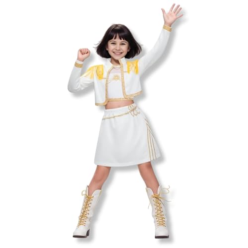 Yigoo Koreanpop Demon Kostüm Kinder, Hunter Cosplay Costume Outfit Mädchen, Anime Jäger Popsänger Idol Bühnenuniform Verkleidung für Karneval Halloween Party 140 Yigoo Koreanpop Demon Kostüm Kinder, Hunter Cosplay Costume Outfit Mädchen, Anime Jäger Popsänger Idol Bühnenuniform Verkleidung für Karneval Halloween Party 140 von Yigoo