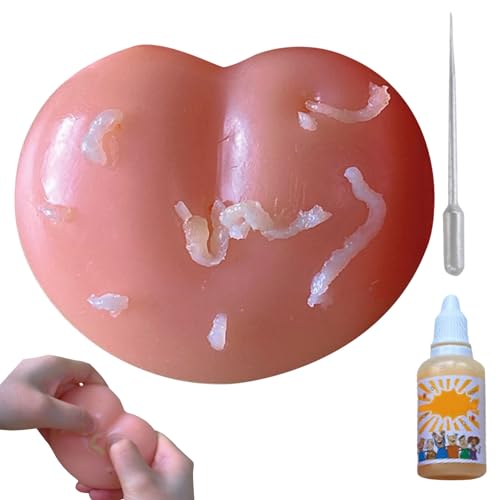 Yililay Pimple Toy, Pickel Popper Toy Stress Relief Pickple Popping Toy, Funny Squeeze Spot Popper Toy, wiederverwendbares tragbares Pickelspielzeug für Erwachsene Kinder von Yililay