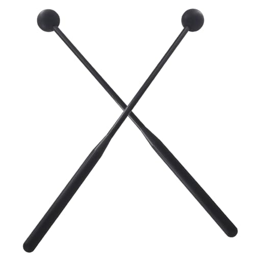 Yililay 1 Paar Mallet, Marimba Mallets, 12 Zoll Drum Mallets, Plastikschläger mit Gummikopf, Ersatz für Mehrzweckmaterialien für Xylophon und mehr von Yililay