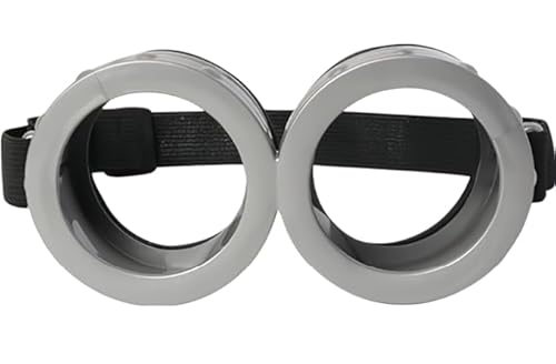 Yiqicomle Kostümbrille, rund, Steampunk-Brille, Brille, Kostümzubehör für Männer und Frauen, Halloween, Fasching, Cosplay, Party Yiqicomle Kostümbrille, rund, Steampunk-Brille, Brille, Kostümzubehör für Männer und Frauen, Halloween, Fasching, Cosplay, Party von Yiqicomle