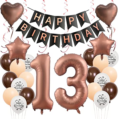 Luftballons 13 Geburtstag Mädchen Deko Set,Deko 13. Geburtstag Mädchen,Folienballons 13 Geburtstag Mädchen Dekoration,Geburtstagdeko 13 Jahre Geburtstag Mädchen Ballon 13 Geburtstag deko Mädchen Luftballons 13 Geburtstag Mädchen Deko Set,Deko 13. Geburtstag Mädchen,Folienballons 13 Geburtstag Mädchen Dekoration,Geburtstagdeko 13 Jahre Geburtstag Mädchen Ballon 13 Geburtstag deko Mädchen von Yishamei