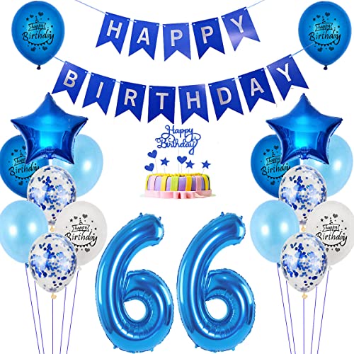 Luftballons 66. Geburtstag deko Mann blau,Folienballon 66 jahre Geburtstag dekoration Männer blau set,happy Birthday 66th Geburtstagsdeko 66 jahre Mann deko Ballon 66 Geburtstag Mann deko Luftballons 66. Geburtstag deko Mann blau,Folienballon 66 jahre Geburtstag dekoration Männer blau set,happy Birthday 66th Geburtstagsdeko 66 jahre Mann deko Ballon 66 Geburtstag Mann deko von Yishamei