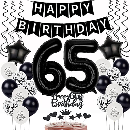 Schwarz Weiß Luftballons 65. Geburtstag Dekoration,Geburtstagsdeko 65 Jahre mann frauen Tortendeko 65 Geburtstag Ballons 65. mann Happy Birthday 65 Jahre männer deko 65 Schwarz Weiß Luftballons 65. Geburtstag Dekoration,Geburtstagsdeko 65 Jahre mann frauen Tortendeko 65 Geburtstag Ballons 65. mann Happy Birthday 65 Jahre männer deko 65 von Yishamei