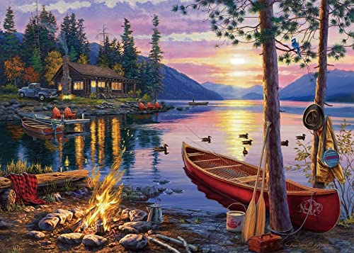 1000 Teile Puzzles für Erwachsene, Hummingbird/Garden/Darrell Bush Canoe Lake/Night Aurora Light Puzzle, Puzzles 1000 Teile Erwachsene, Hund Katze Meer Welt Schildkröten Puzzle 1000 Teile für Kinder von Yiting