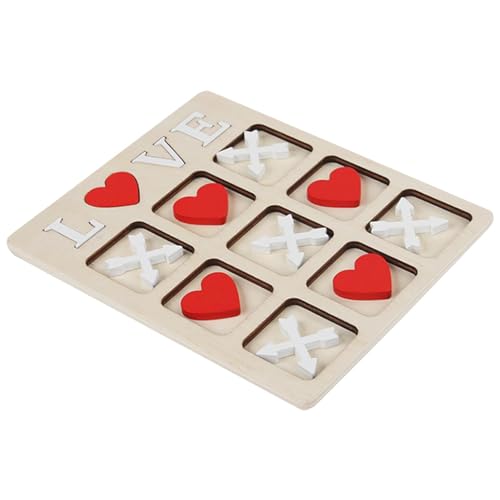 Yiurse Tisch-Lernspiel, Holzbrettspiel - Love Classic Tischspiel,Holzpuzzlespiel, Liebesbrettspiel Niedliches, lehrreiches und unterhaltsames Holzbrettspiel für die frühe Bildung von Yiurse