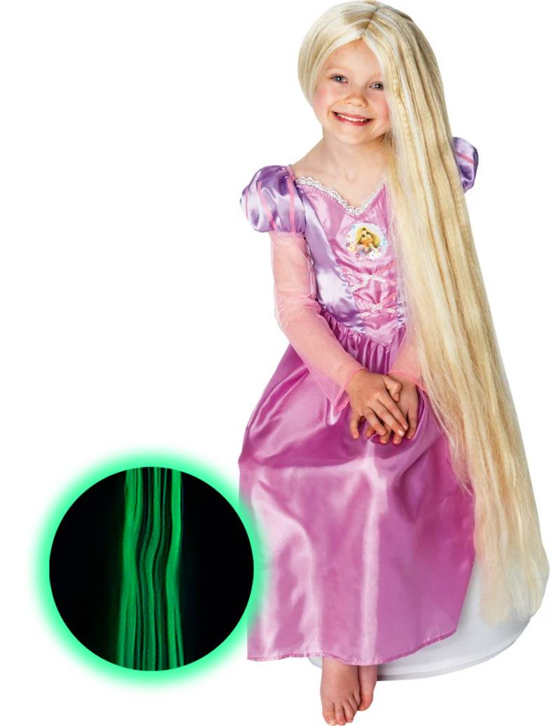 Rapunzel Disney Kinderperücke extrem lang blond von BESTER NOVELTY