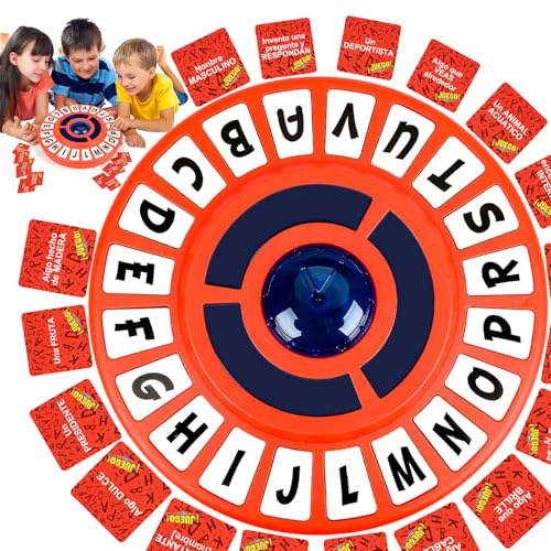 Denkprofi Spiel, Rasende WöRter Deutsch, Buchstaben Spiel, Spiel mit Buchstaben Drücken,Buchstaben Spiel Erwachsene Timer, Familienspiele Brettspiele Partyspiele für Kinder und Erwachsene (B) von Yizemay